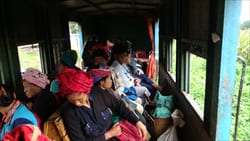 Kakku Pagoda Railway Train Photo